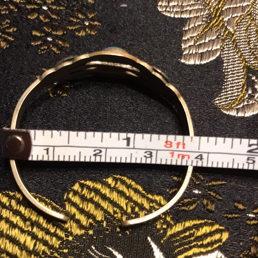 Baby Turquoise Cuff Bracelet - Picture 8 of 8